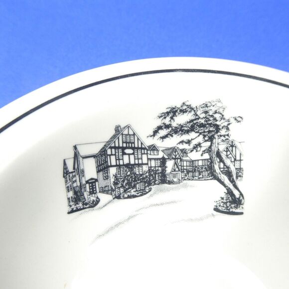 Royal Doulton Hotelware Steelite Black/White Creamer & Saucer - Picture 3 of 13